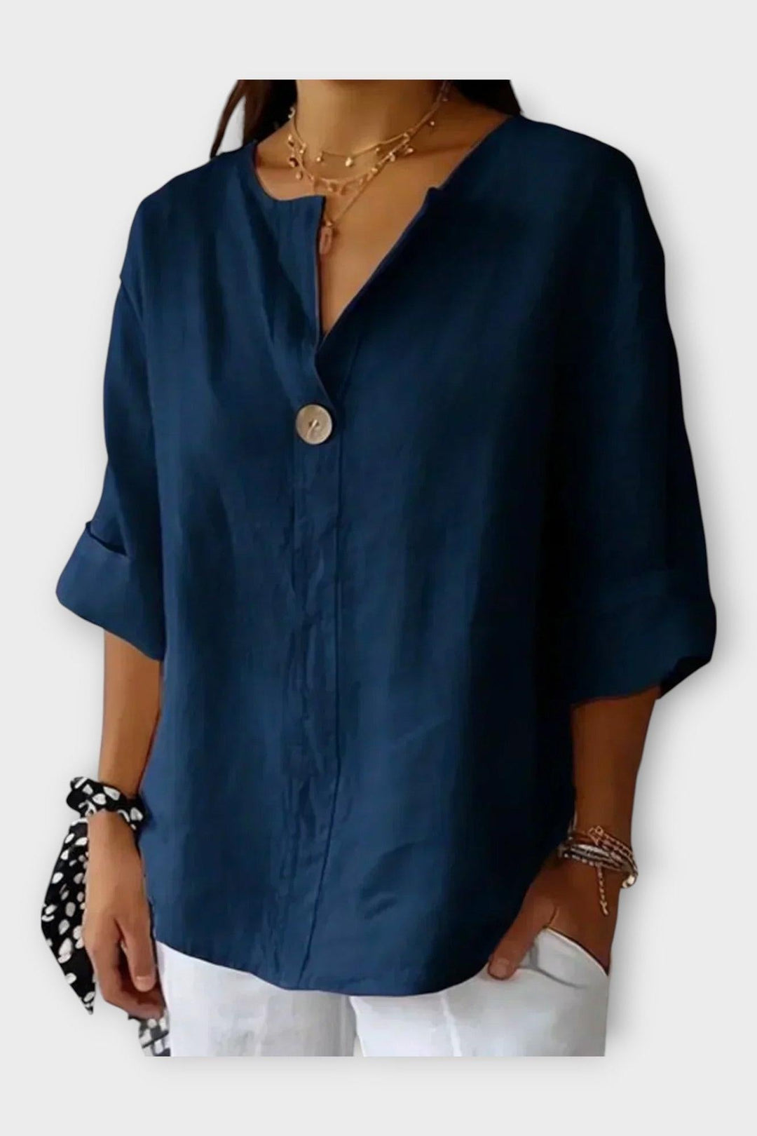 Marie | V-hals skjorte