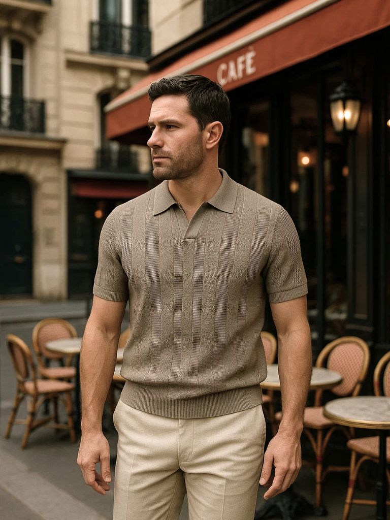 Mikael™ | Beige Ancien Polo
