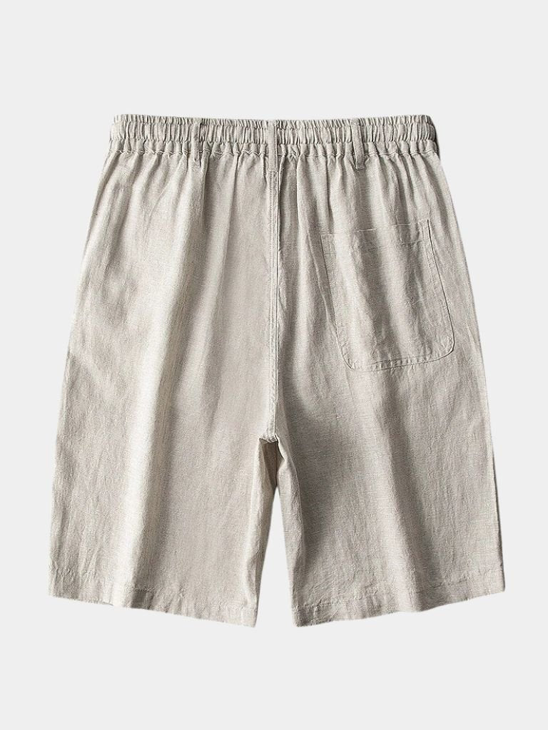 Mikkel™ | Grå Hørshorts Mariner