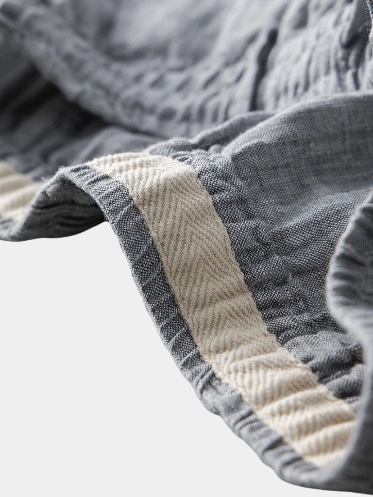 Mikkel™ | Grå Hørshorts Mariner