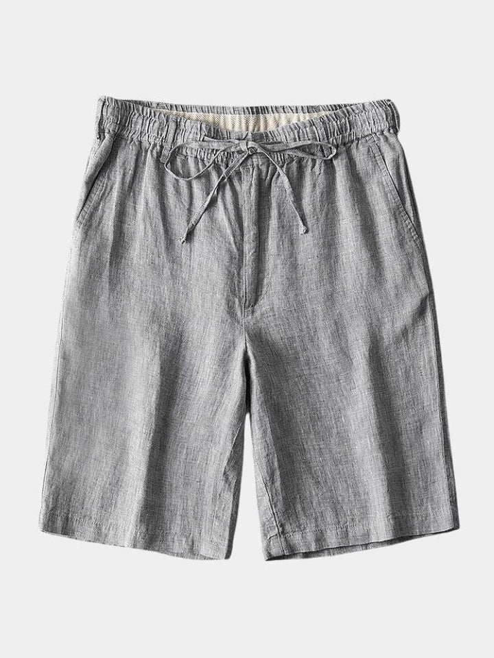 Mikkel™ | Grå Hørshorts Mariner