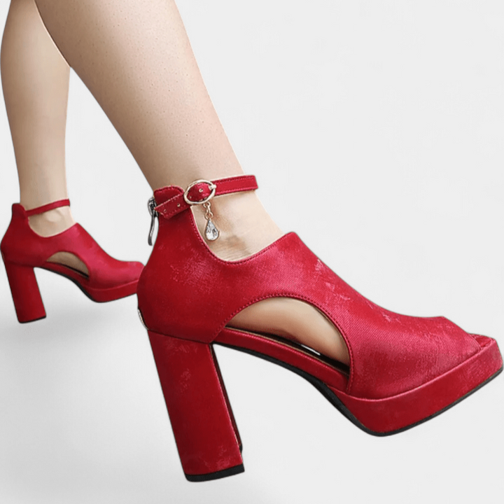 Nanna | Flerfarvede højhæle