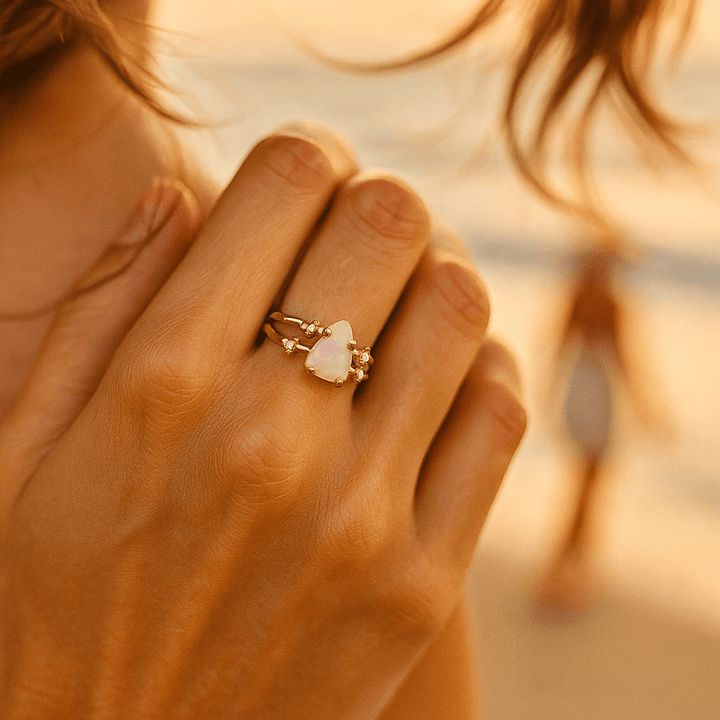 Nora | Sølvring månesten