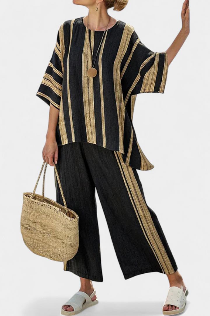 Gro – Et sæt med en oversized og afslappet linneoveralls