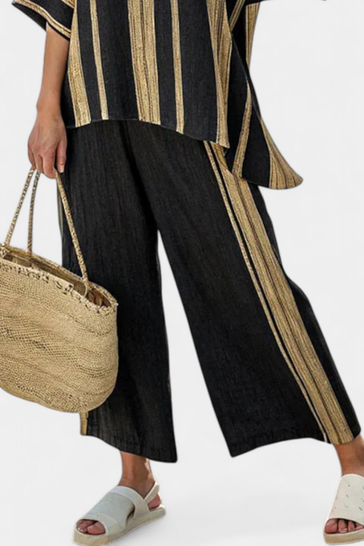 Gro – Et sæt med en oversized og afslappet linneoveralls