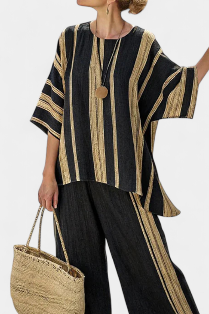 Gro – Et sæt med en oversized og afslappet linneoveralls