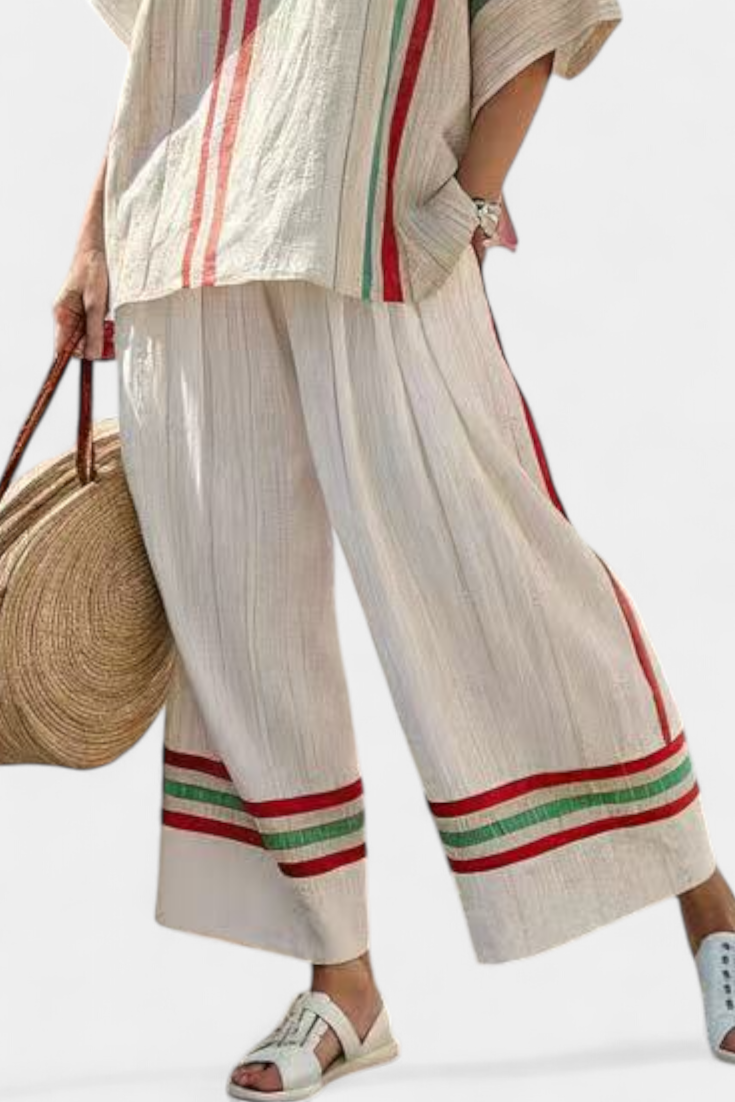 Unn – Sæt med boho-bukser med mønster