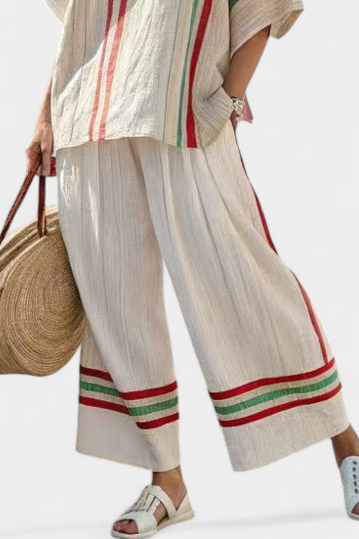 Unn – Sæt med boho-bukser med mønster