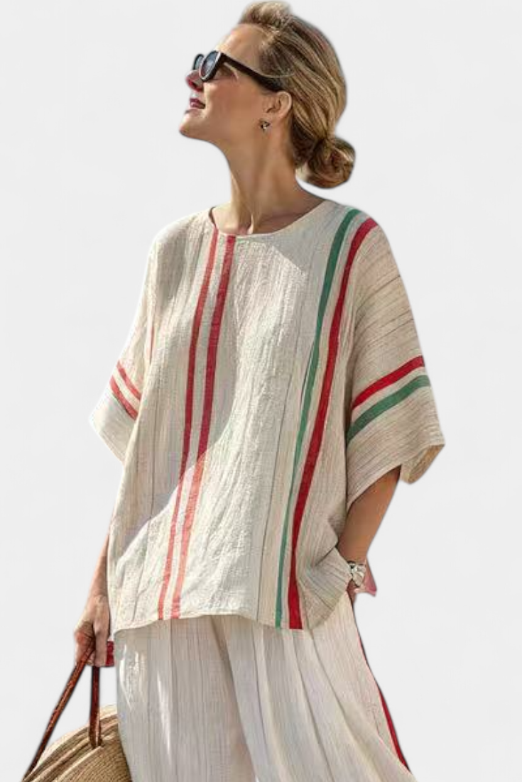 Unn – Sæt med boho-bukser med mønster
