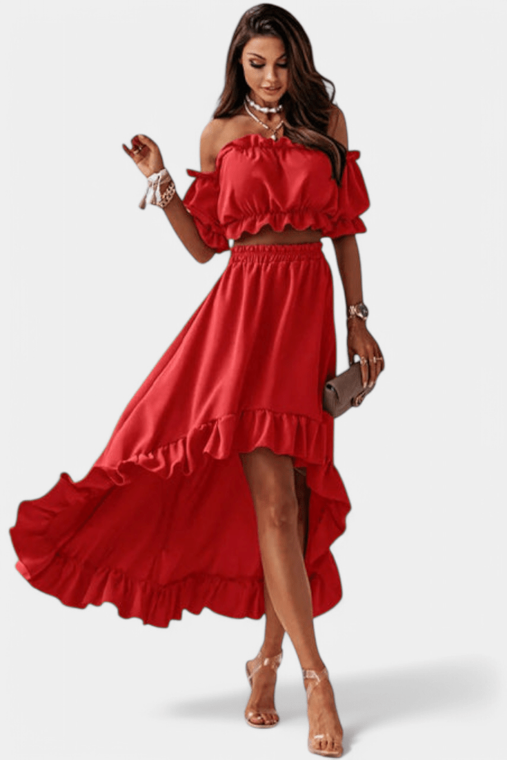 Olivia | Off-shoulder sæt