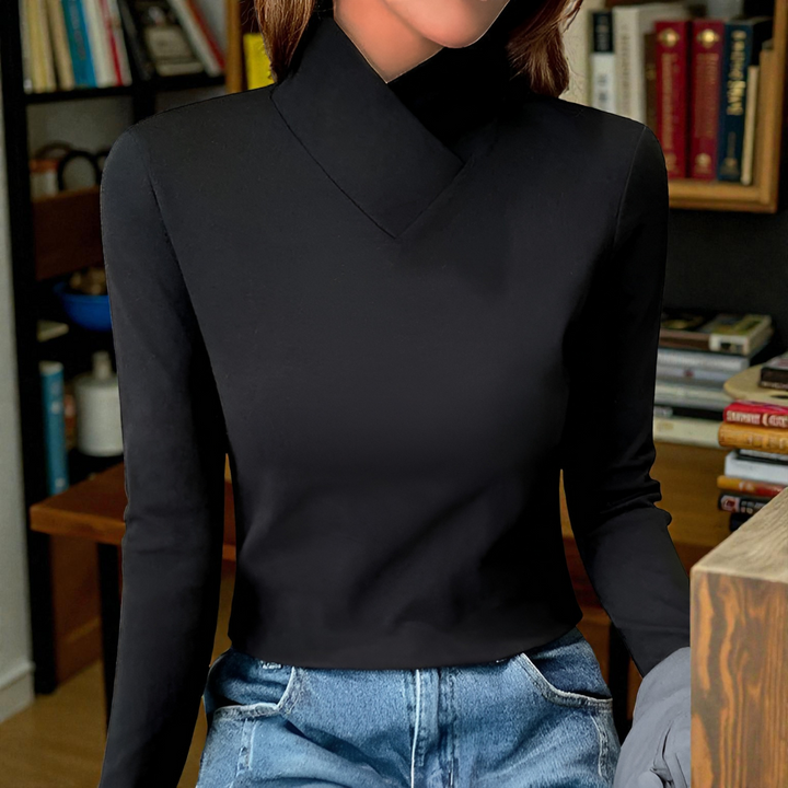 Gunhild™ | Sweater med unik krave