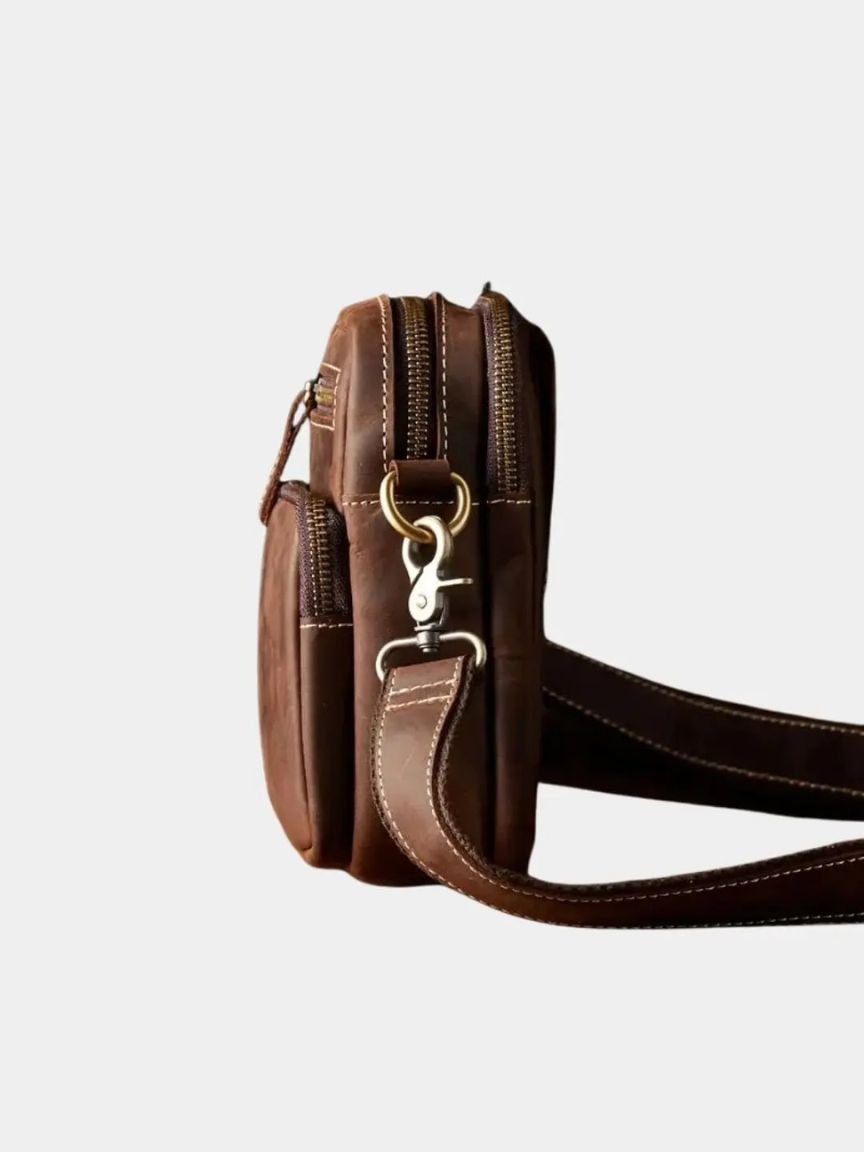 Rene™ | Retro Læder Skuldertaske