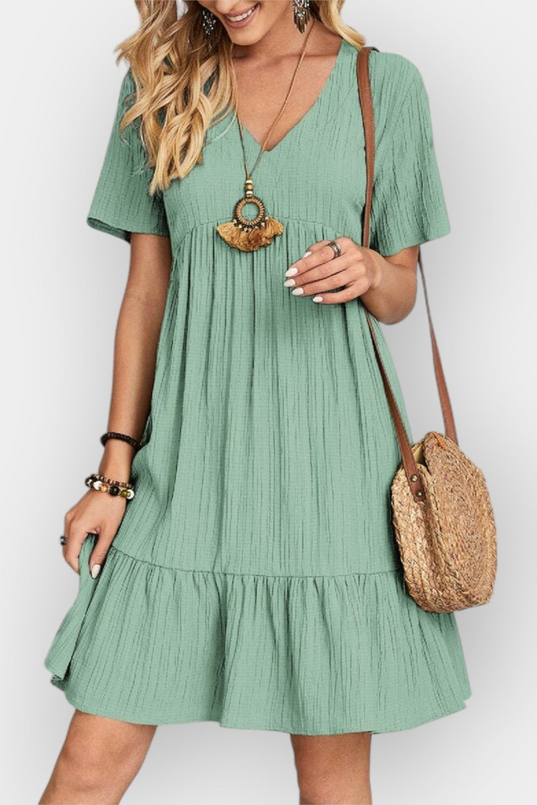 Rikke | V-hals kjole