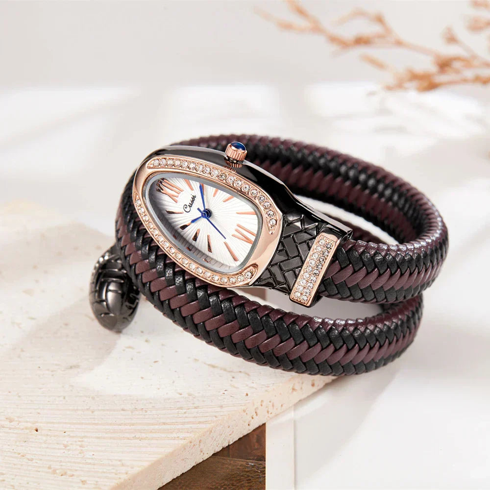Serpentia – Twisted Snake Bracelet Watch