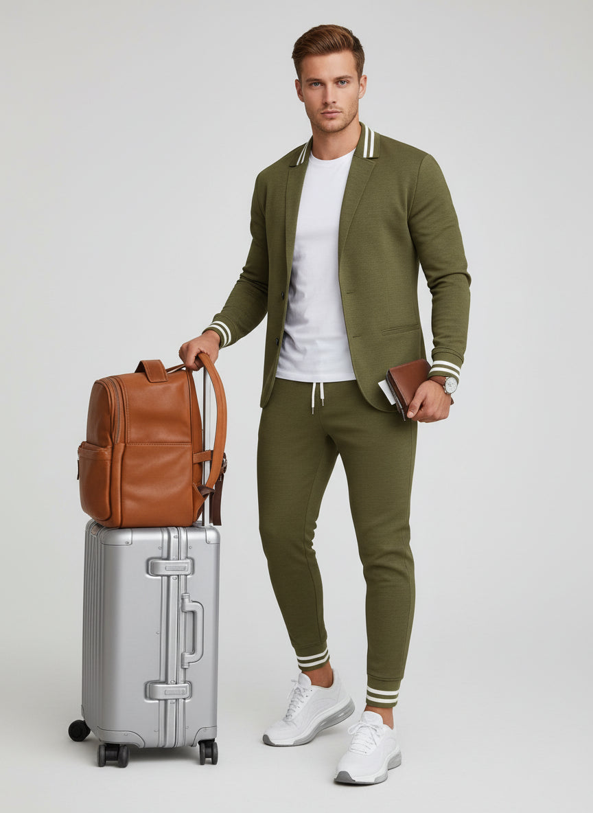 Lukas - Blazer & bukser inspireret af sporty stil