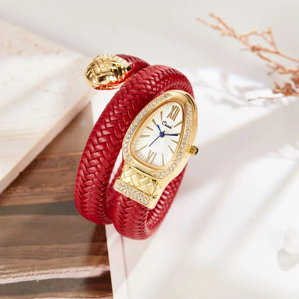 Serpentia – Twisted Snake Bracelet Watch