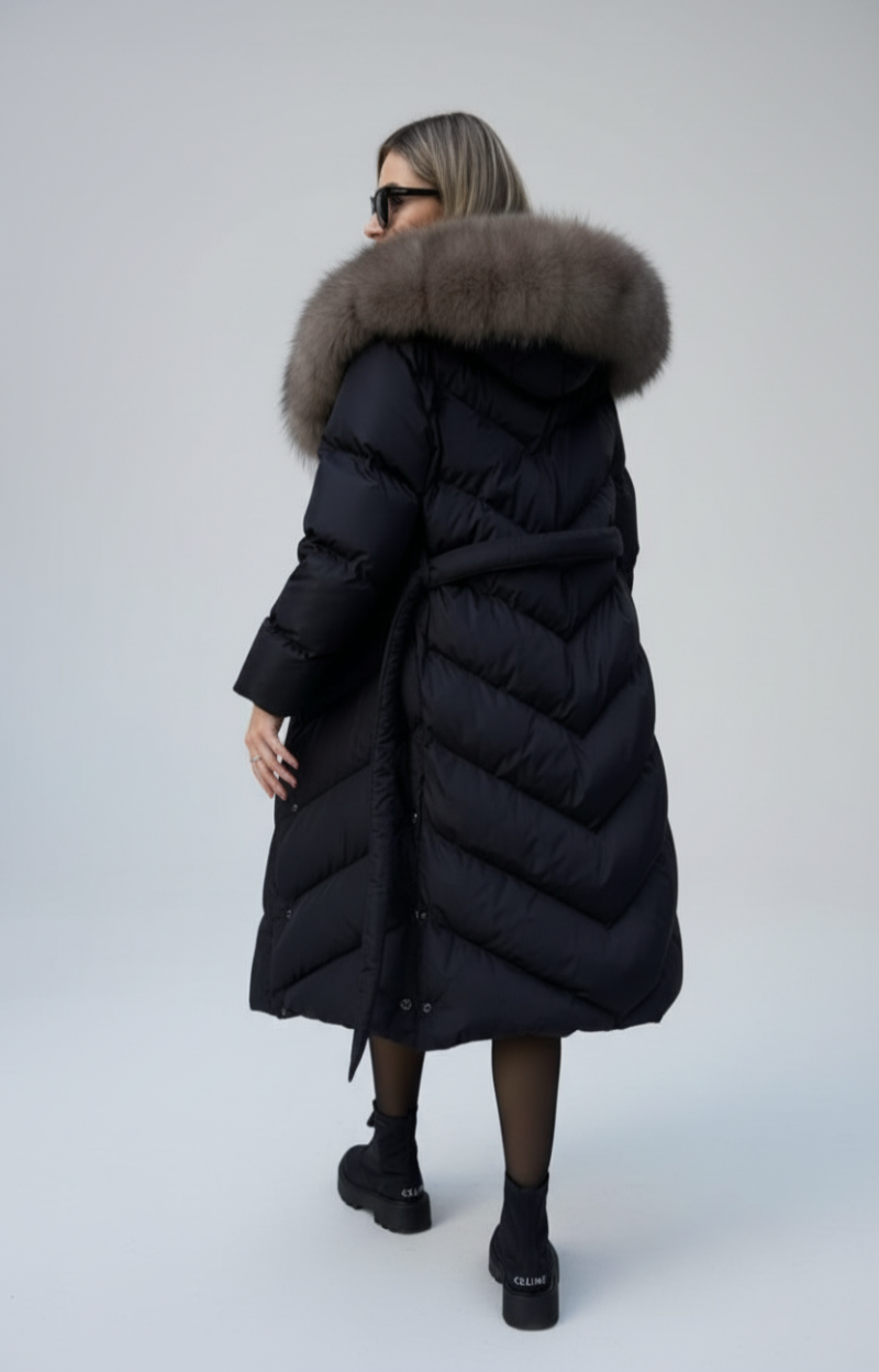 Sigrid | Elegant jakke med krave i premium pels
