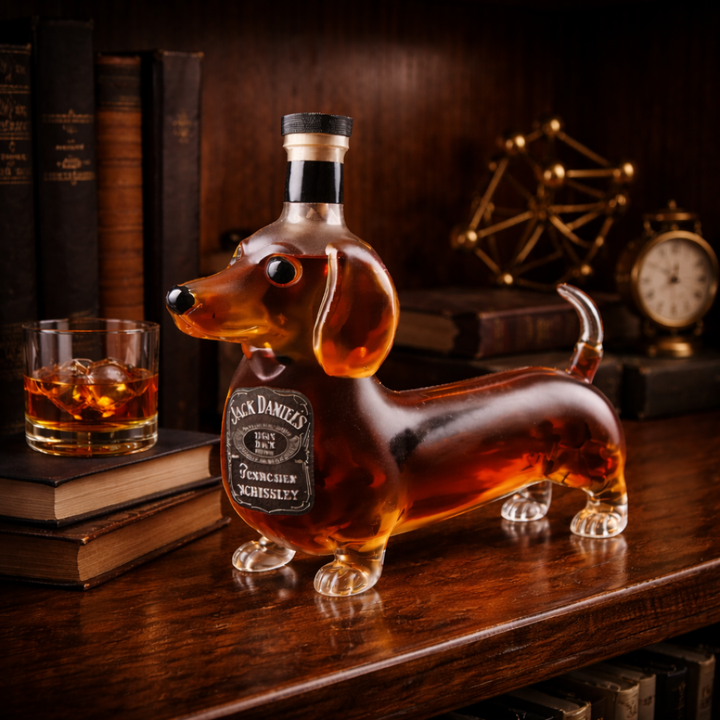 Whiskyflaske Jack Daniel's - Dachshund Edition