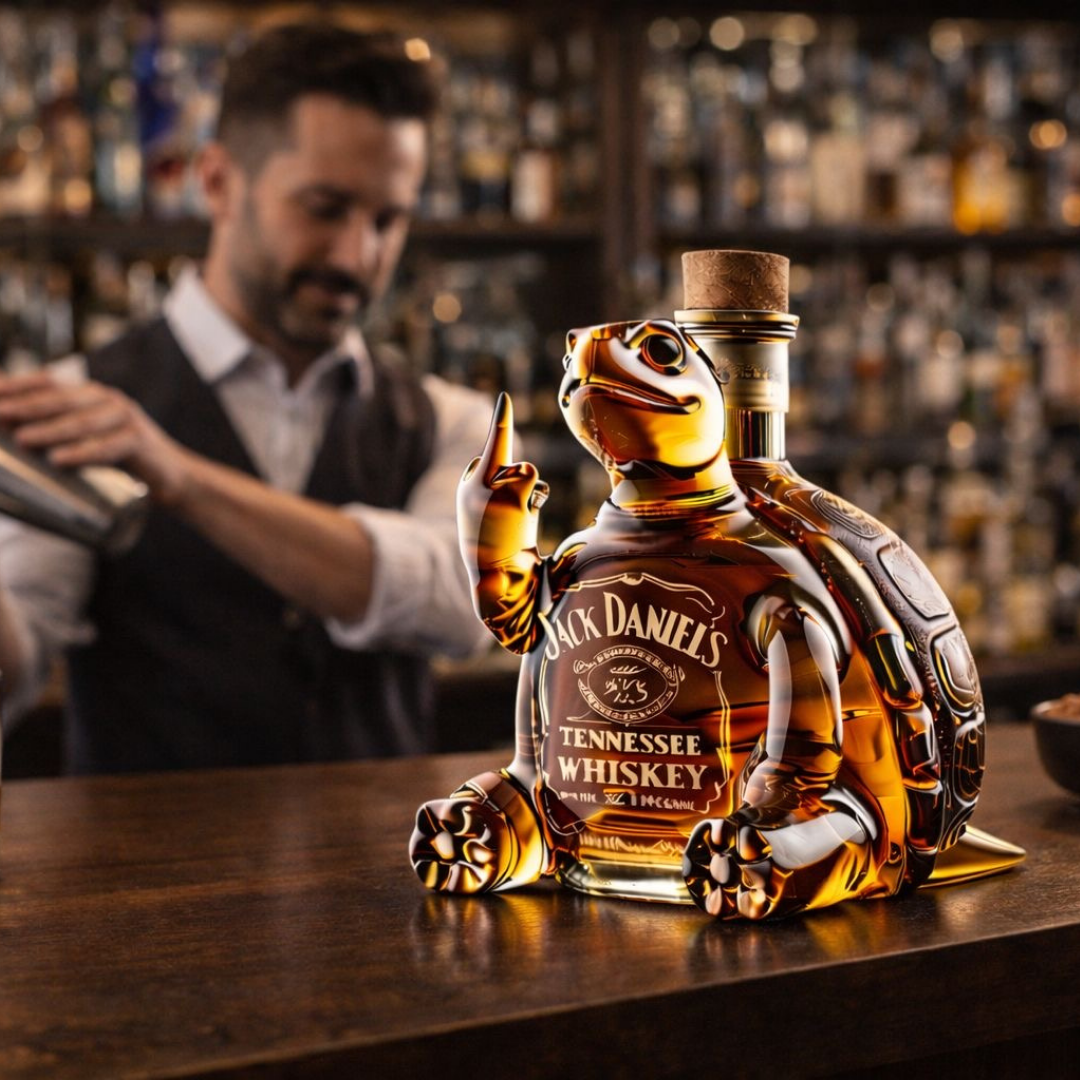 Whiskyflaske Jack Daniel's - Skildpaddeudgave