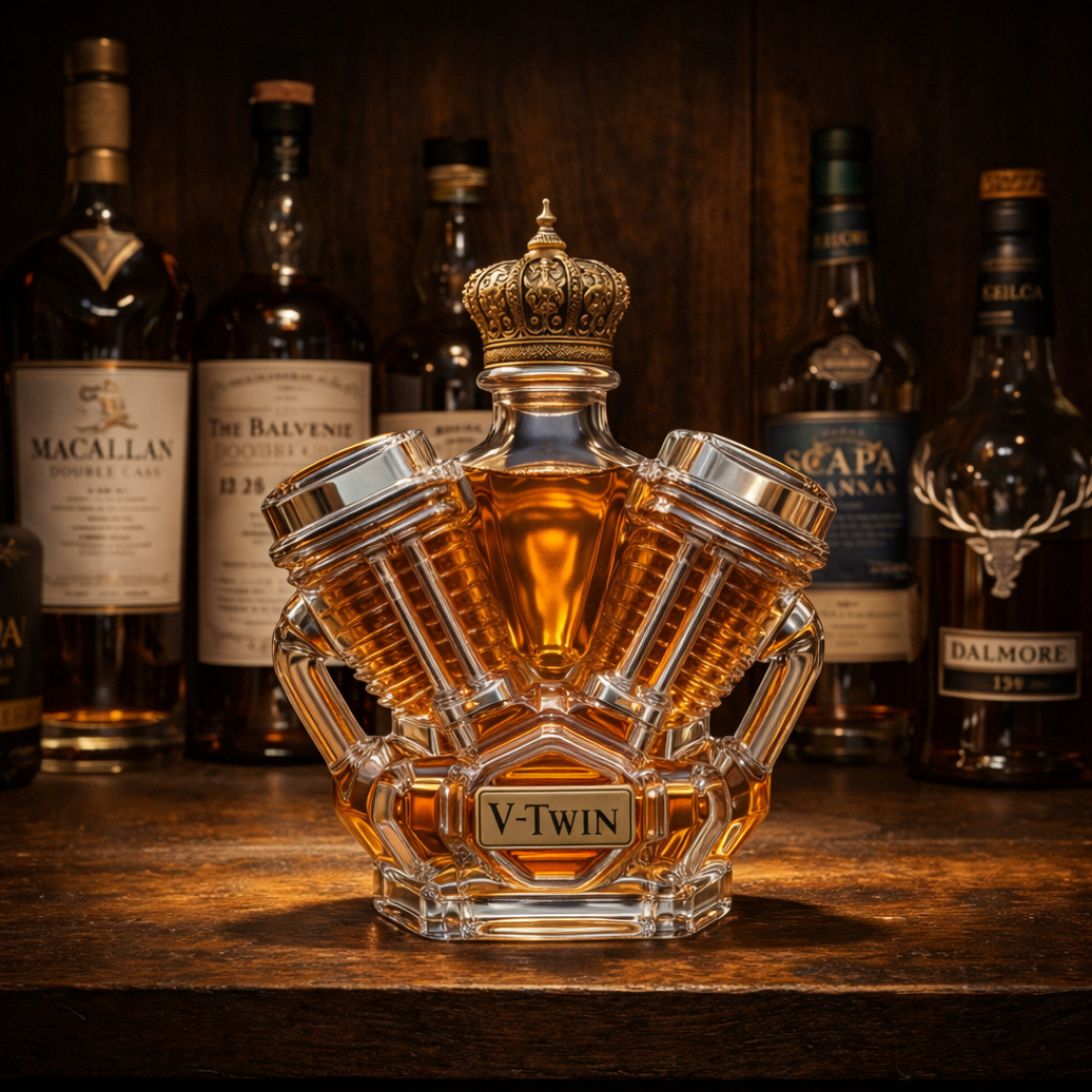 Whiskyflasker - V8 Udgave