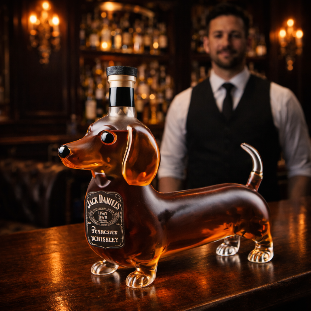 Whiskyflaske Jack Daniel's - Dachshund Edition