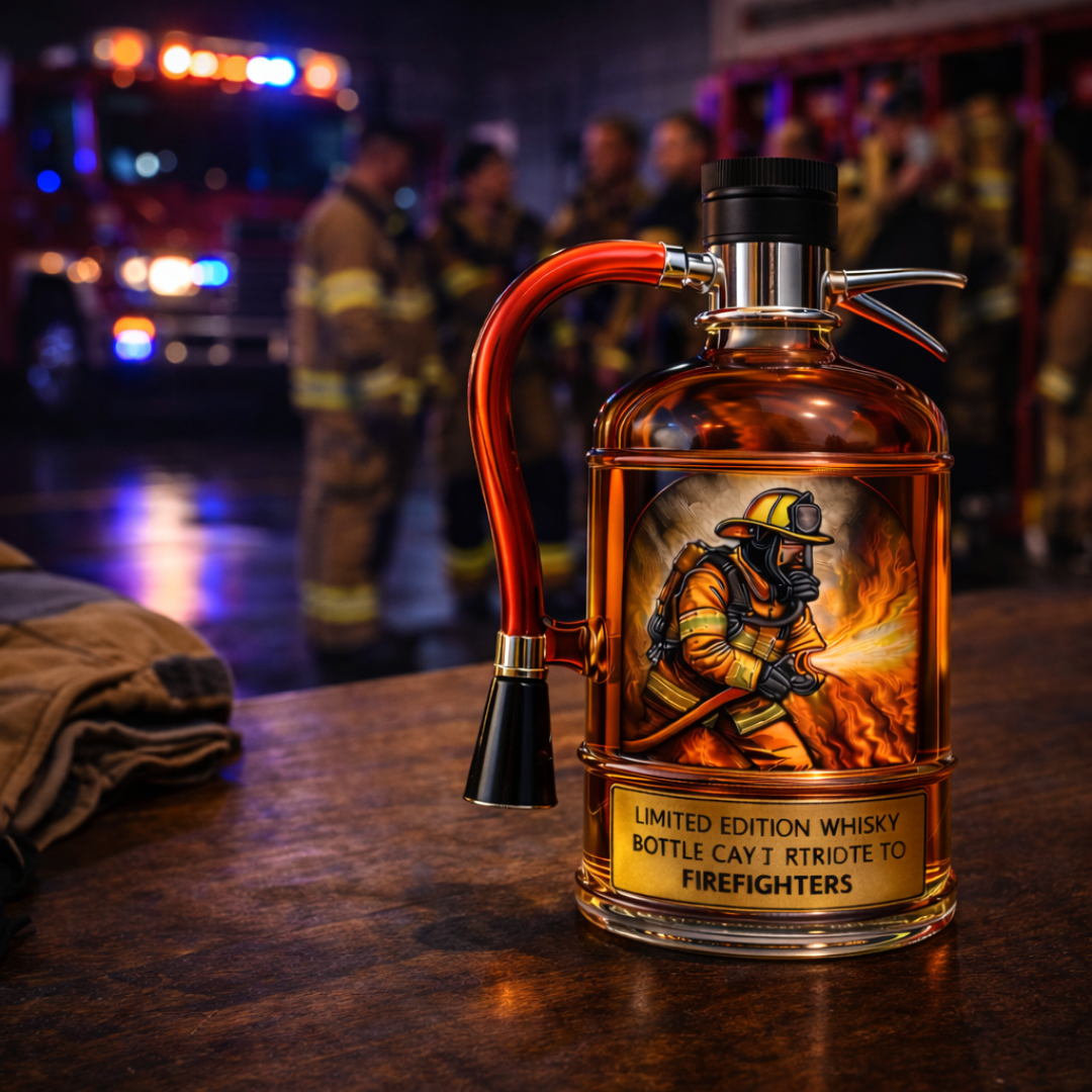 Whiskyflasker - Brandslukker Edition