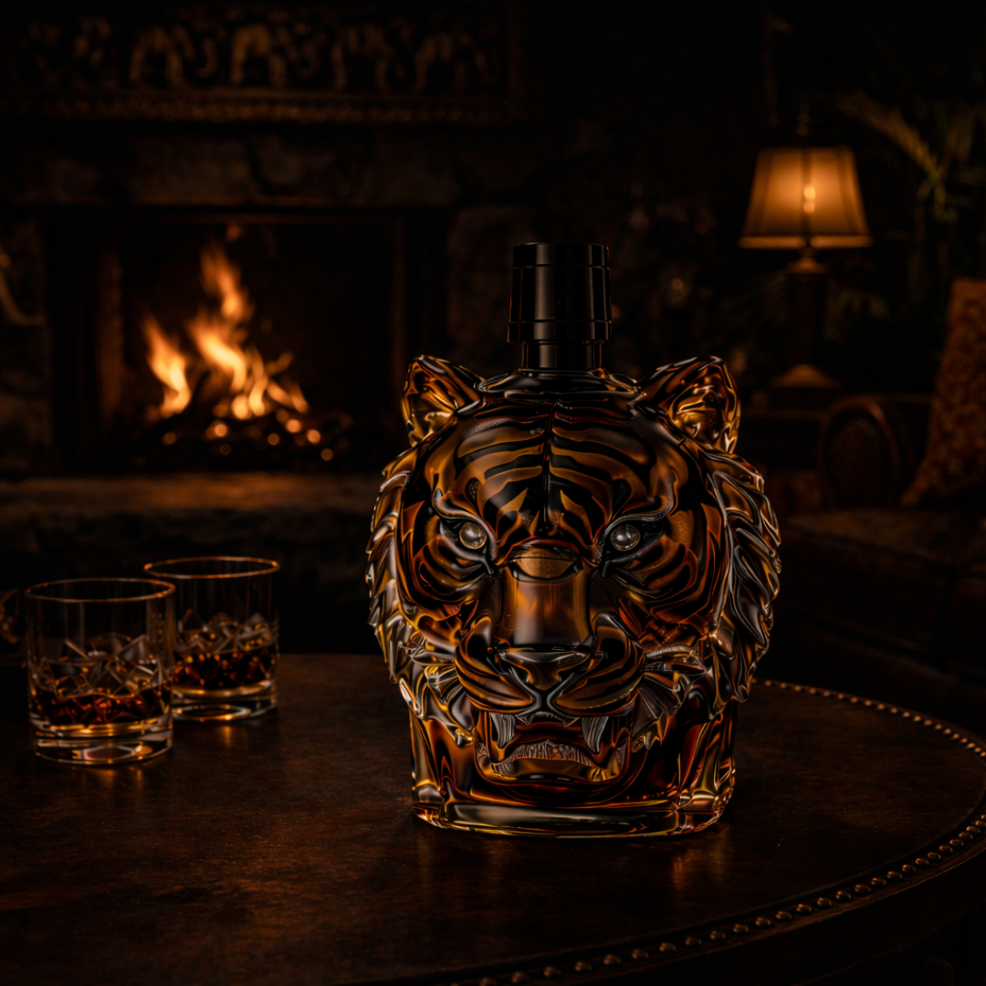 Whiskyflasker - Tigerudgave