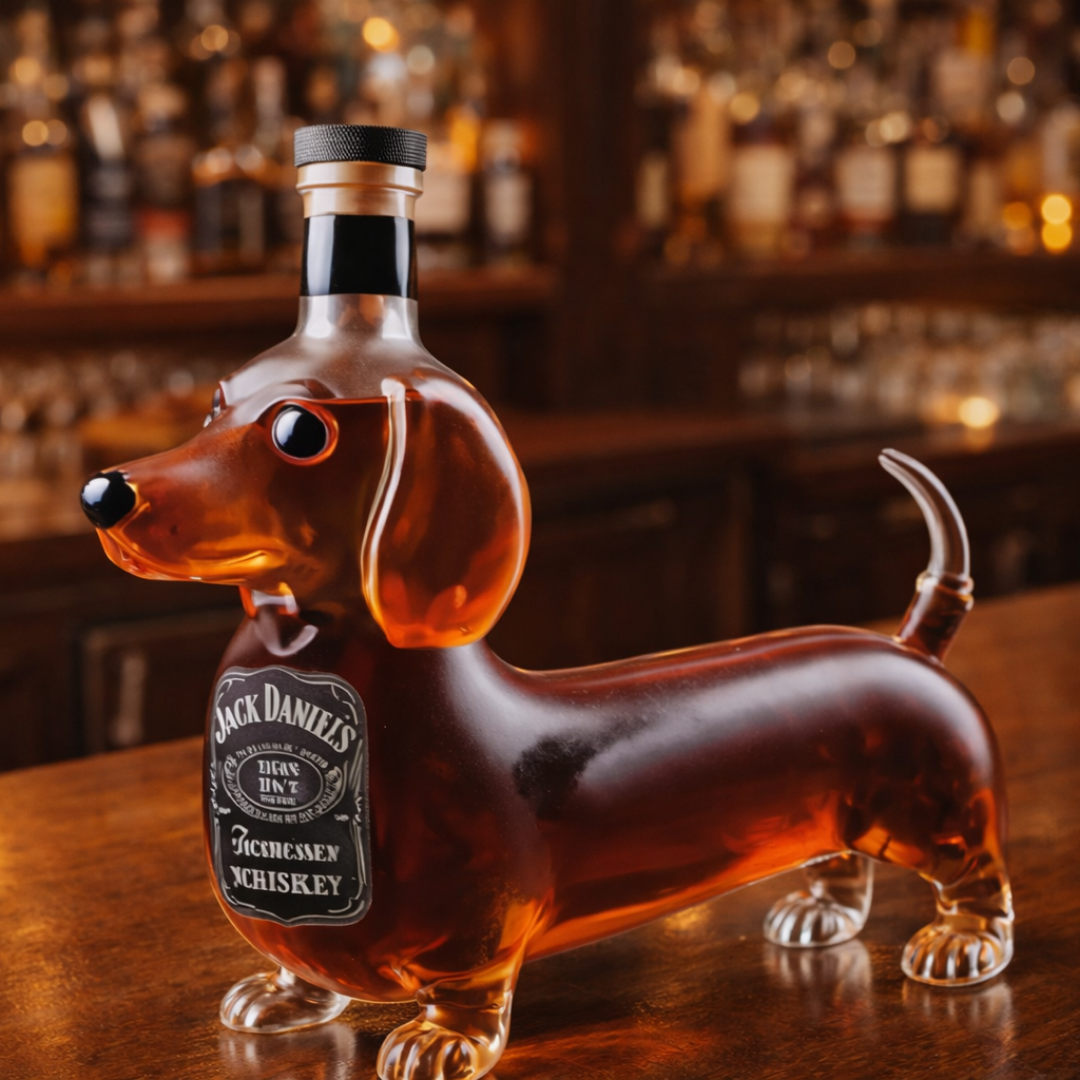 Whiskyflaske Jack Daniel's - Dachshund Edition