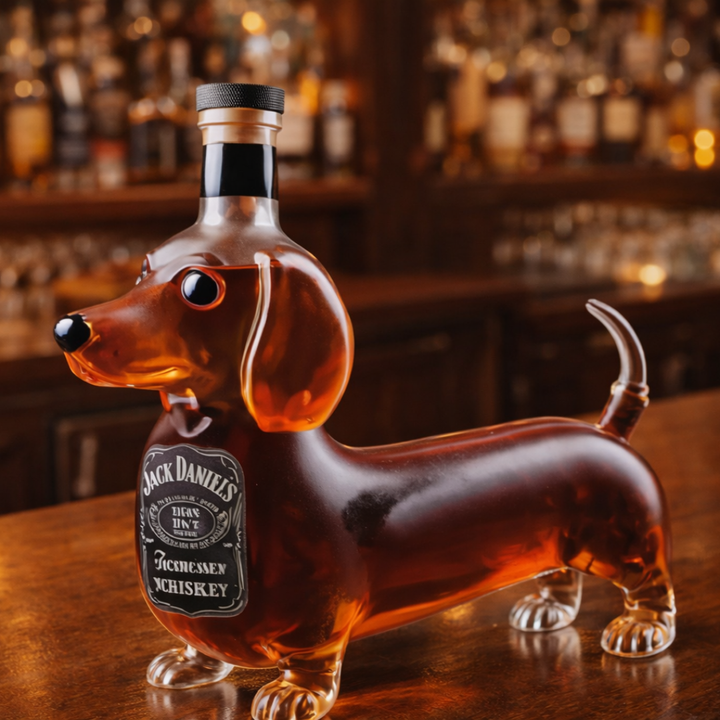 Whiskyflaske Jack Daniel's - Dachshund Edition