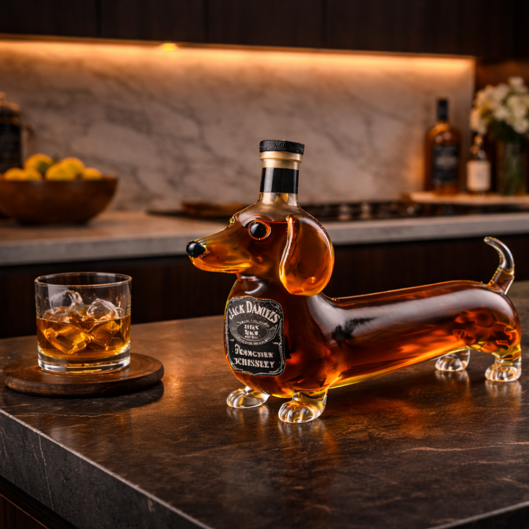 Whiskyflaske Jack Daniel's - Dachshund Edition
