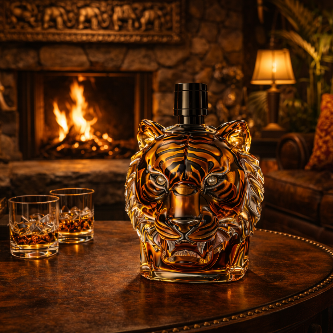 Whiskyflasker - Tigerudgave