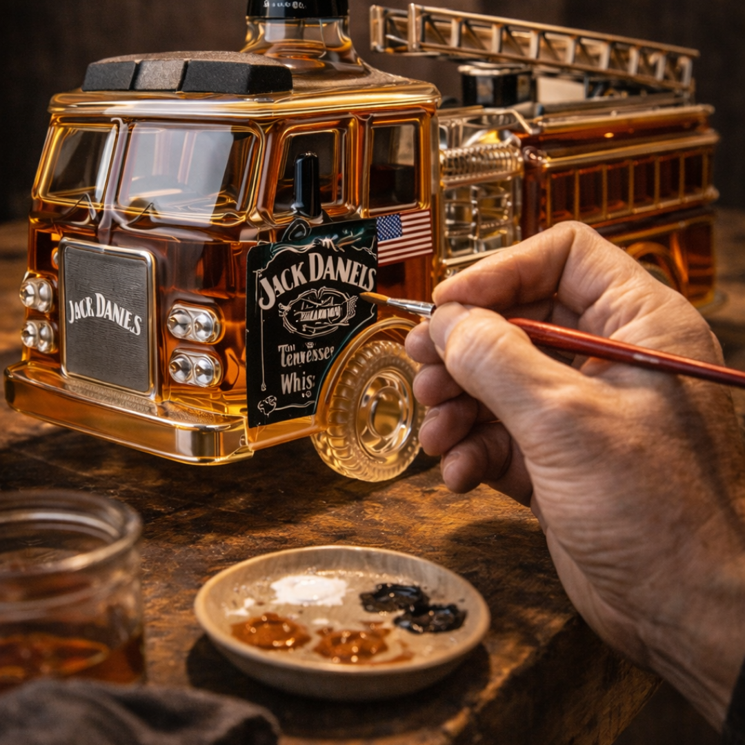 Jack Daniel's whiskyflasker - Brandmænds udgave