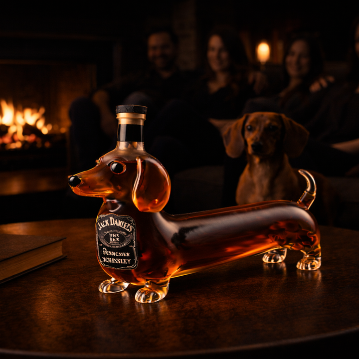 Whiskyflaske Jack Daniel's - Dachshund Edition