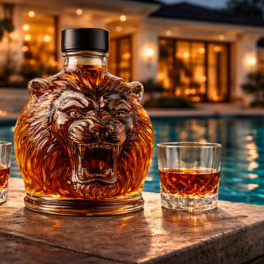 Whiskyflaske - Løveudgave