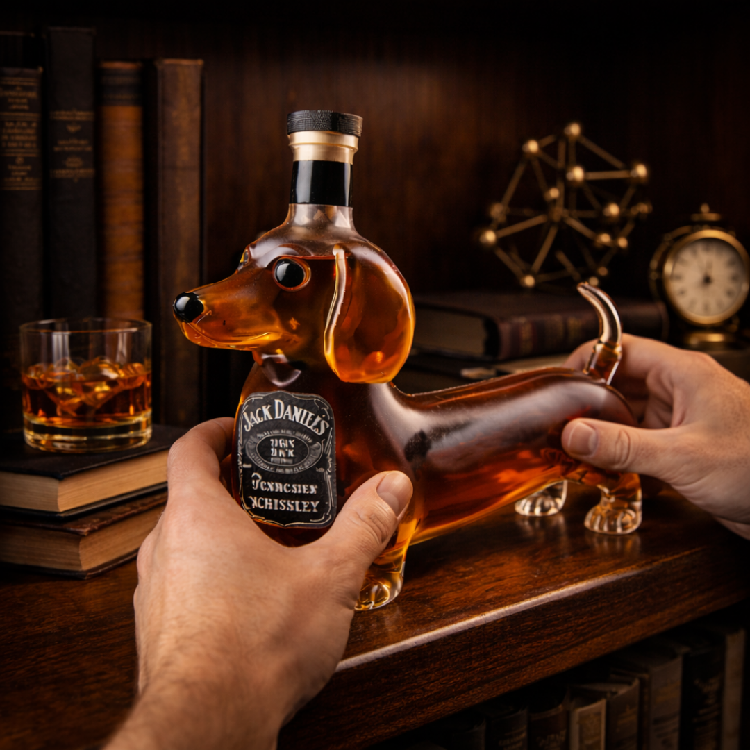 Whiskyflaske Jack Daniel's - Dachshund Edition