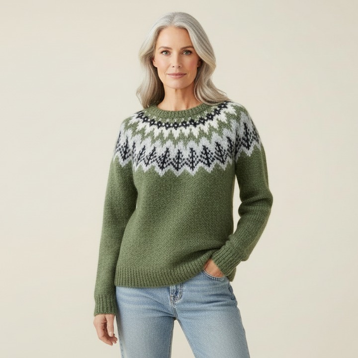 Eira – Varm trøje med klassiske vinterdetaljer