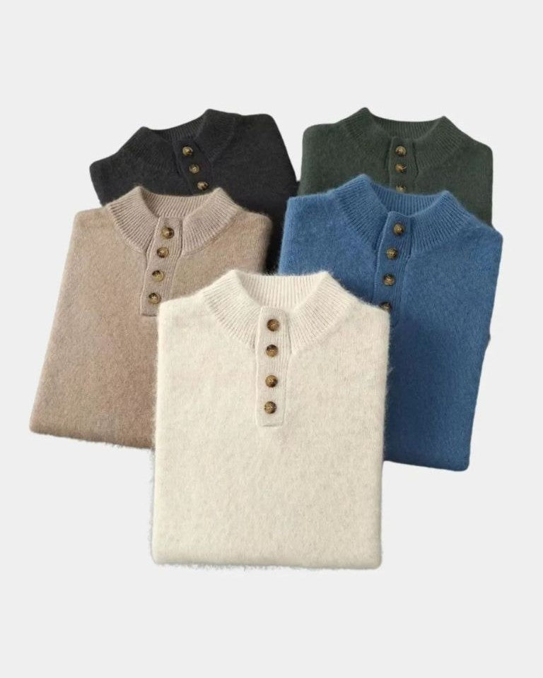 Valdemar™ | Strikjakke med Bælte