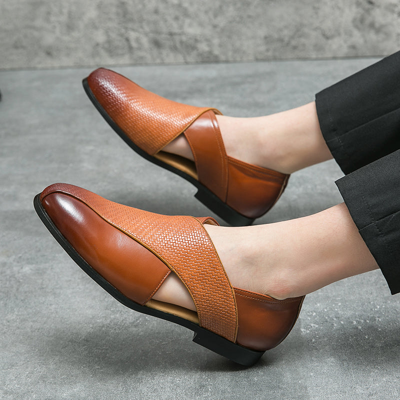 Vintage Læder Loafers