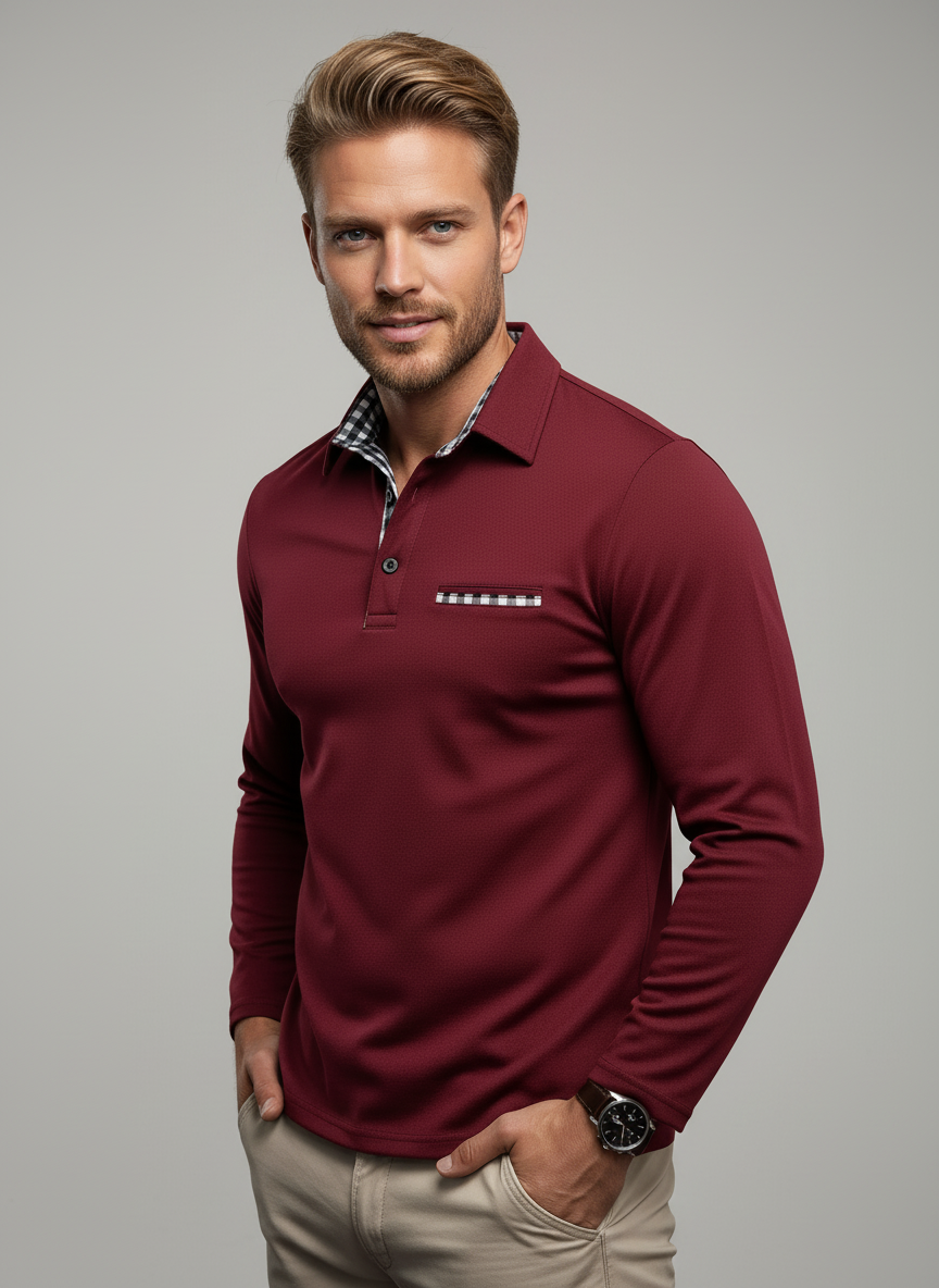 Eriksen™ | Langærmet Executive-poloshirt