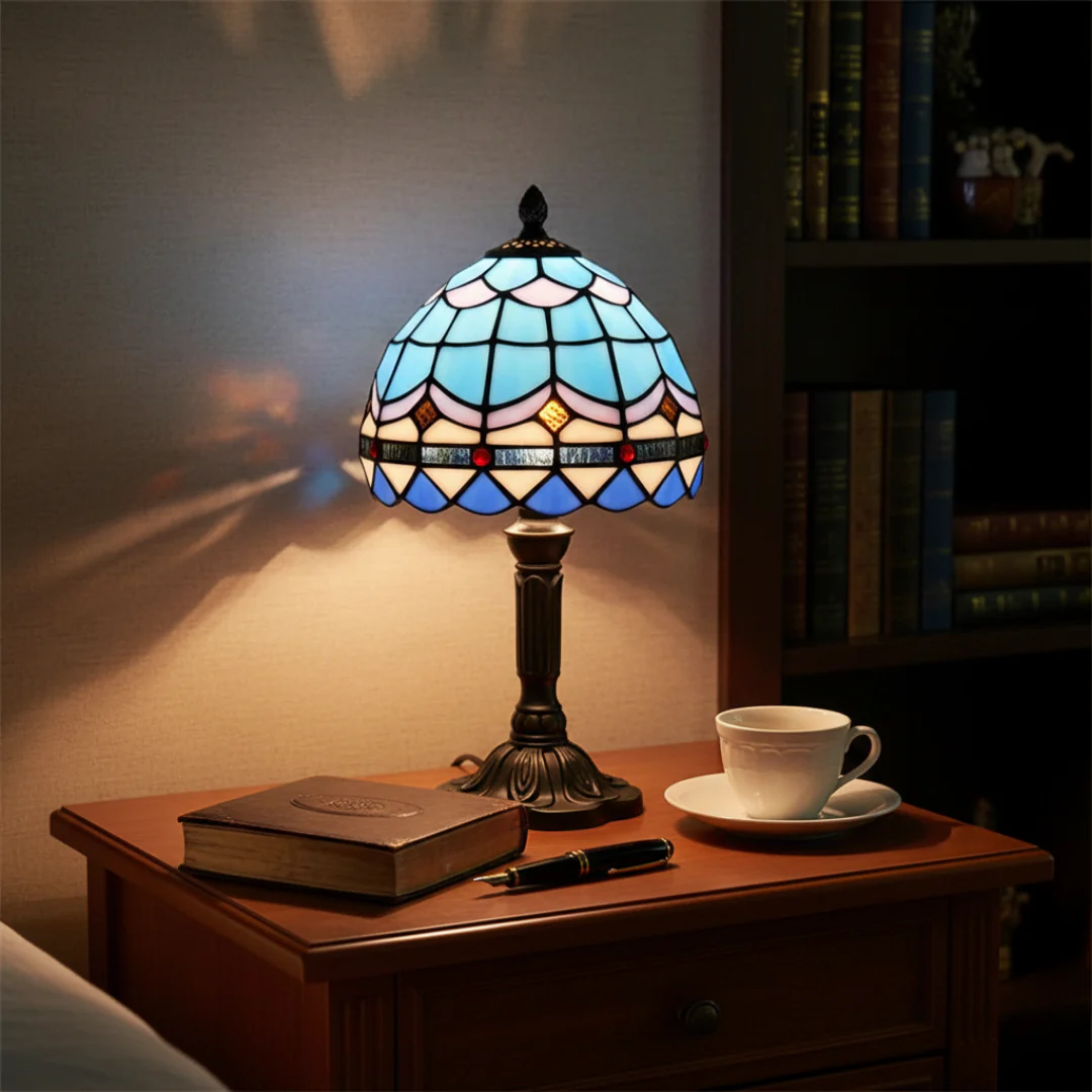 Nordlys Tiffany-lampen