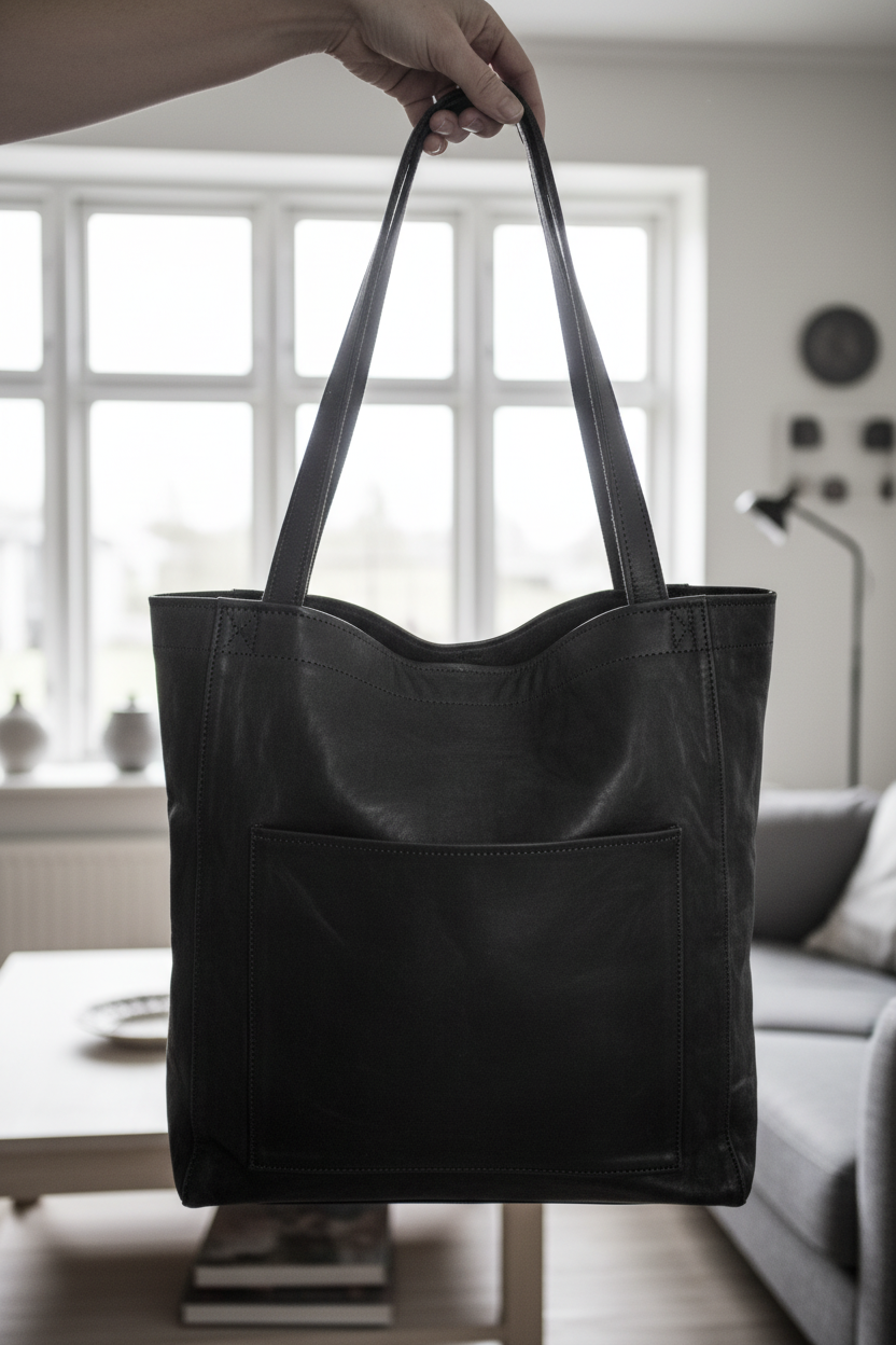 Mala vista da perspetiva de primeira pessoa