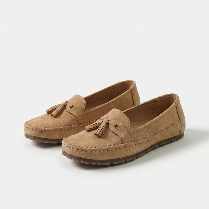 Lærke - Klassiske loafers med kvast-detalje