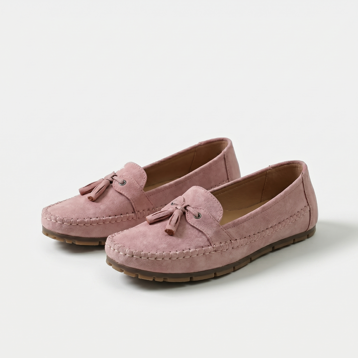Lærke - Klassiske loafers med kvast-detalje