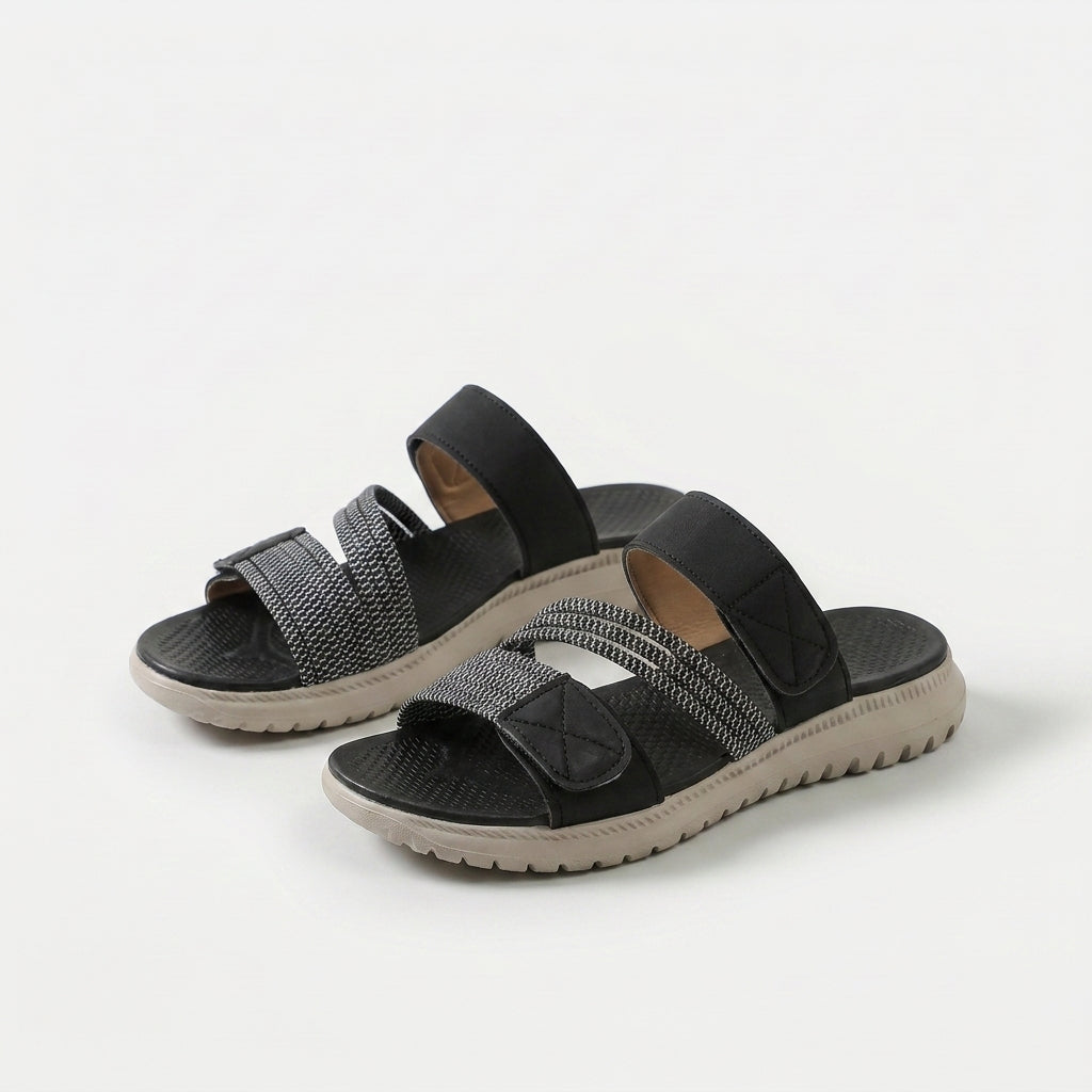 Karla - Sporty komfortsandale med plateau sål