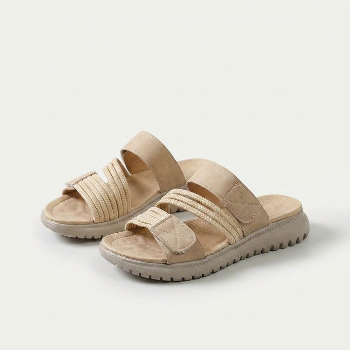 Karla - Sporty komfortsandale med plateau sål