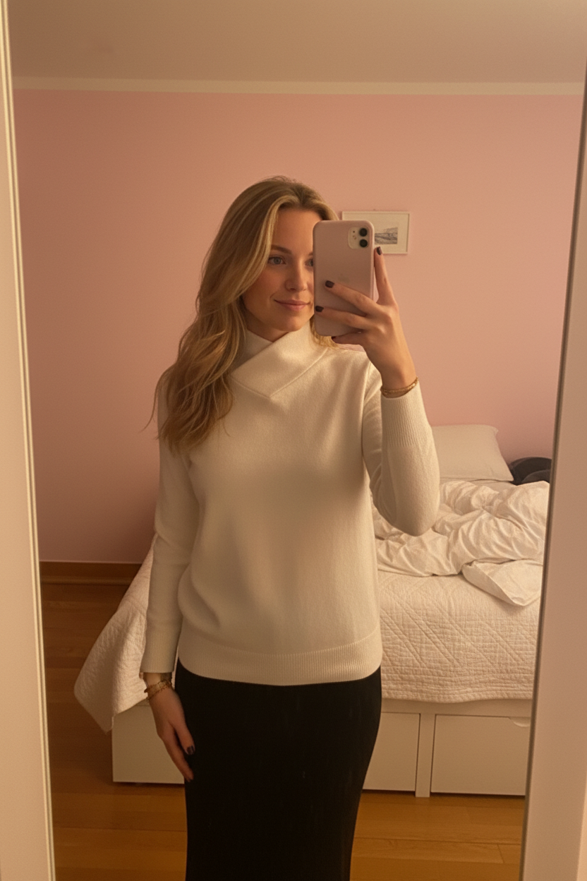 Review photo com Gunhild sweater