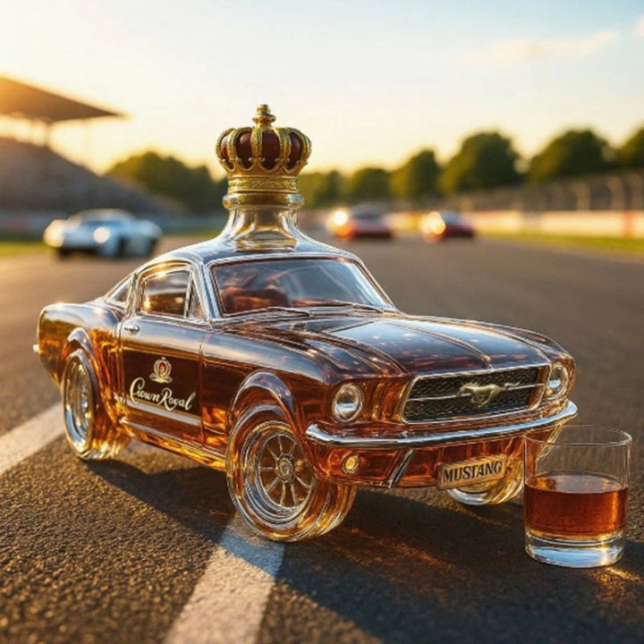 Whiskyflaske - Mustang Udgave