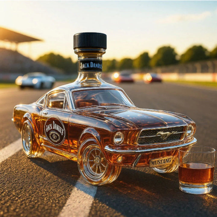 Whiskyflaske - Mustang Udgave