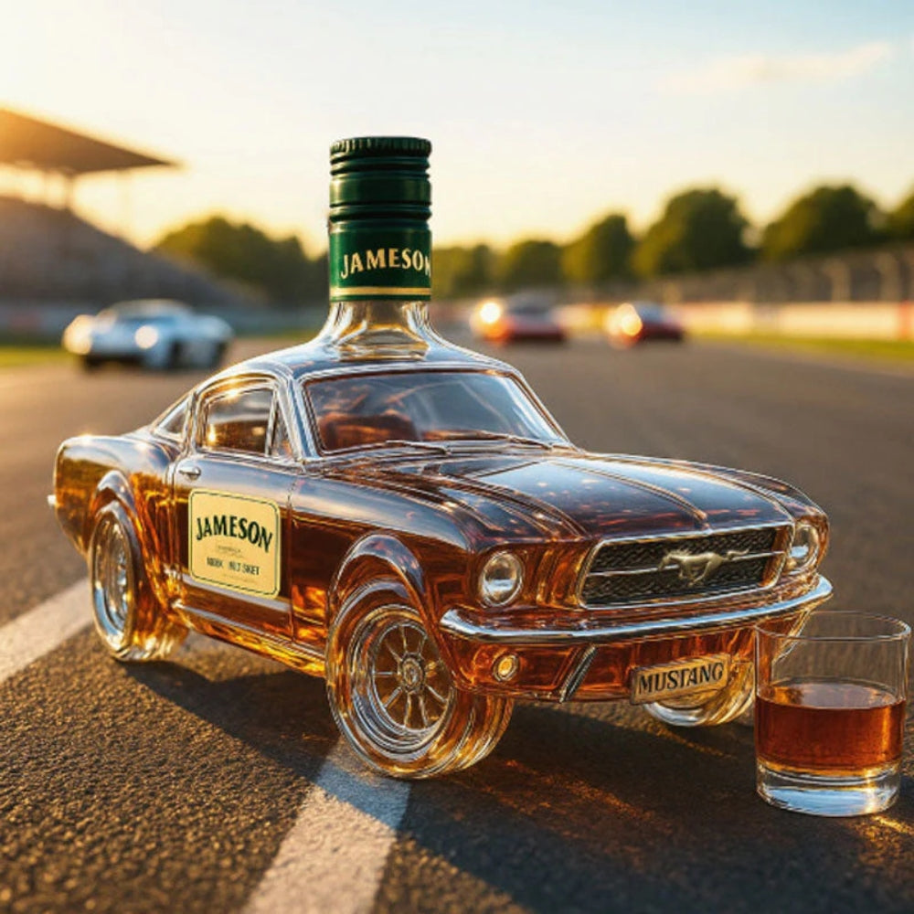 Whiskyflaske - Mustang Udgave