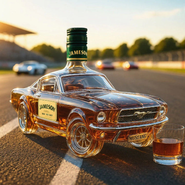 Whiskyflaske - Mustang Udgave